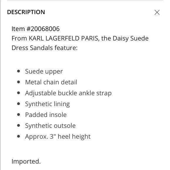 Karl Lagerfeld Paris The Daisy Suede Sandal - Picture 8 of 15